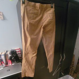 EXPRESS Producer Relaxed Straight Leg Khaki Pants 28 × 30